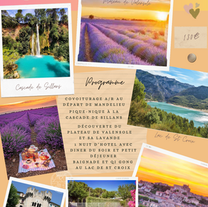 Week- end dans la lavande