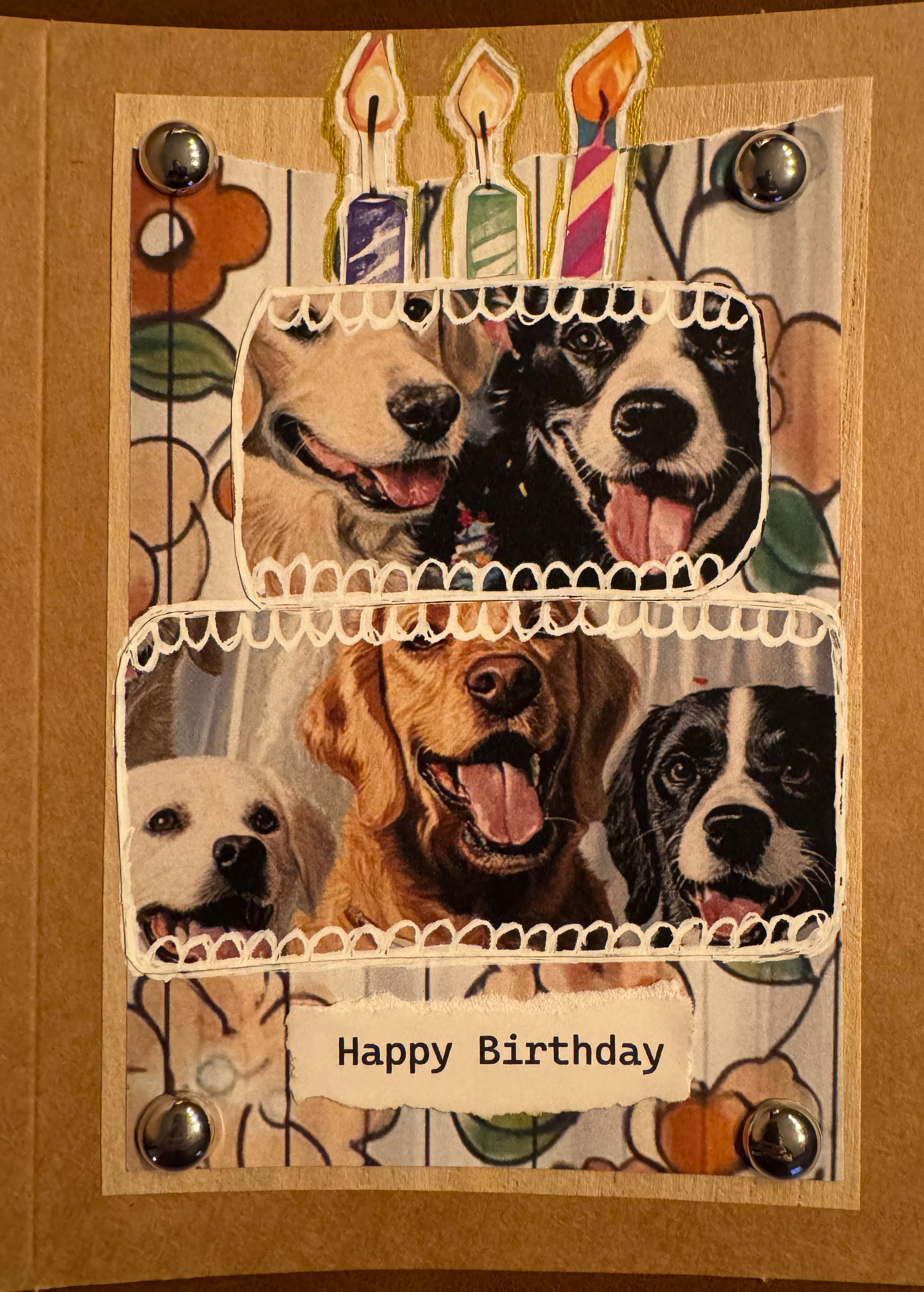 Dogs in the Birthday Cake