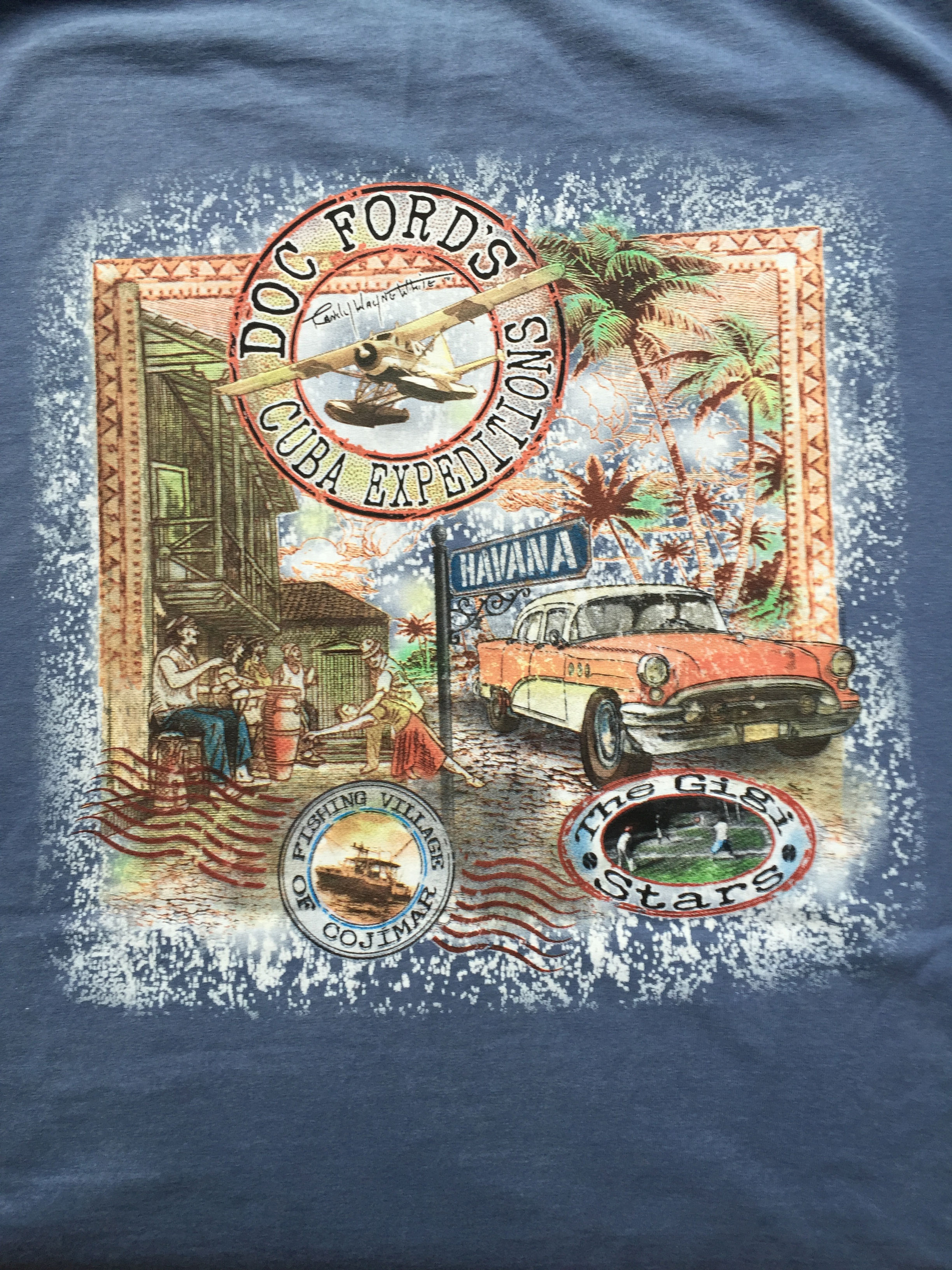 Doc Ford's Cuba Expeditions- T-Shirt - Florida Blue
