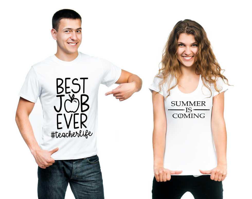 Funny and creative t-shirt designs every teacher will want. Great for elementary, middle and high school teachers alike.