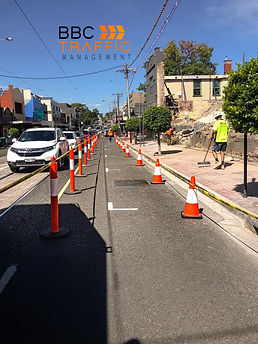 traffic control in Fawkner & Beveridge