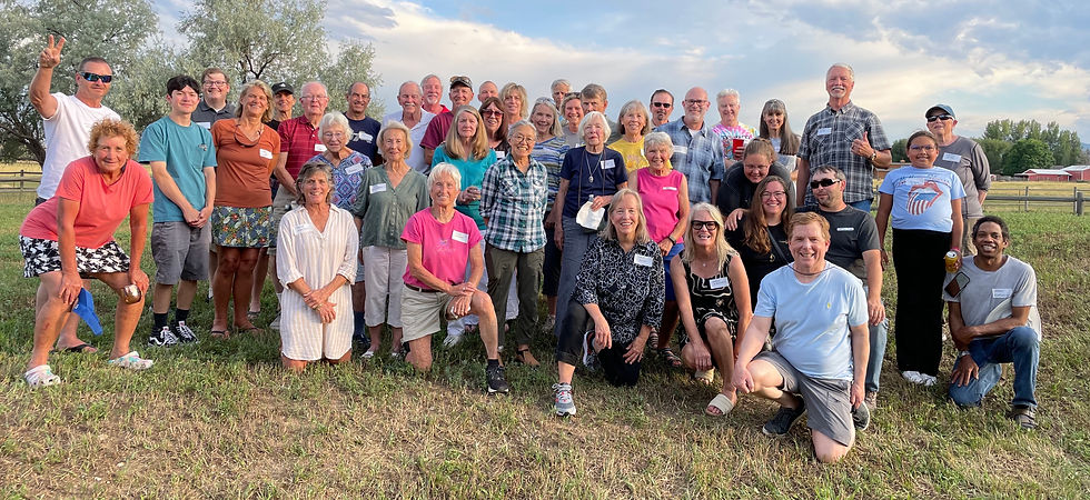 Neighbors gathered on July 20th to celebrate!