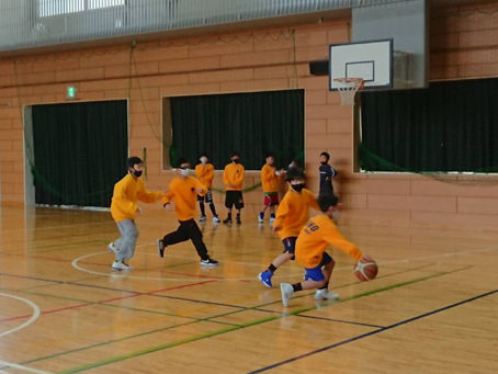 1/11 🏀合同練習&練習試合🏀
in わかば西小学校