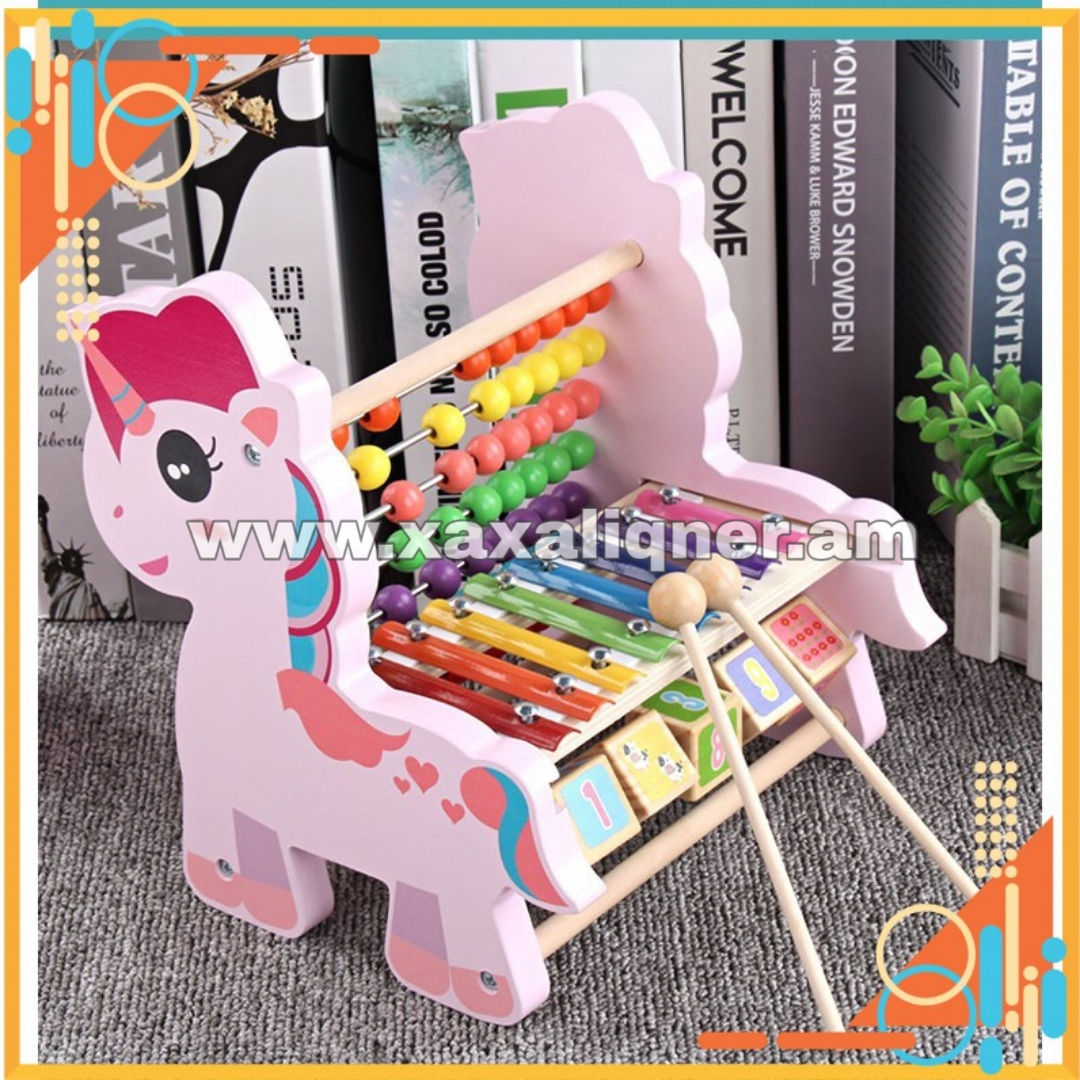 Զարգացնող փայտե հավաքածու քսելոֆոնով 