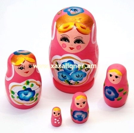 Thumbnail: Փայտե խաղ "Матрёшка"