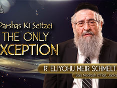 Special Series - The Only Exception | Rabbi Eliyohu Meir Schmeltzer