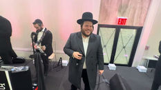 Motty Brier on the keys & Levy Falkowitz @ Hoffman & Waldman