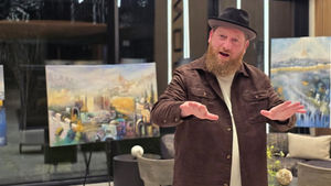 Live with Moshe Feldman at Westwood, showing beautiful art from renowned Israeli artist Yossi Bitton