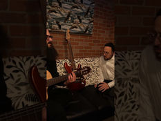 A taste of the Yinglish Version, Eluzor Lipa’le. Raw ￼ footage of Lipa & Nachmen in the studio.