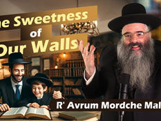 Shavuos - The Sweetness of Our Walls | Rabbi Avrum Mordche Malach
