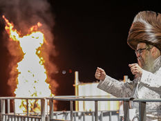 ההדלקה ההיסטורית של האדמו״ר מסאטמר במירון 🔥 | The historic lighting ceremony of the Satmar Rebbe