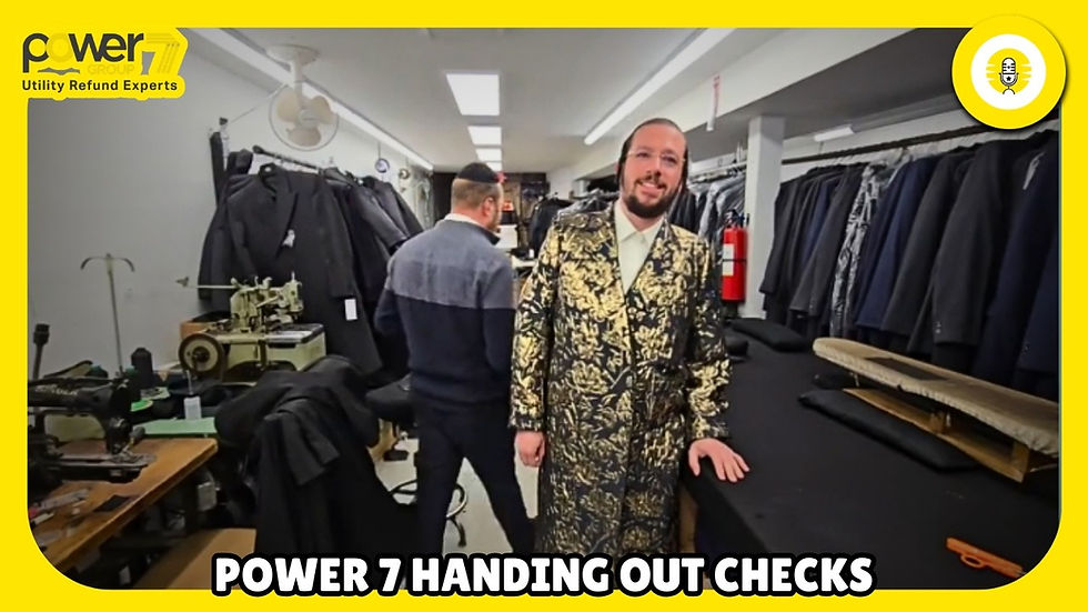 Power 7 Handing Out Checks - The Perlowitz Show