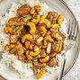 Stir fried Beef with Cashew Nuts in Yellow Bean sauce