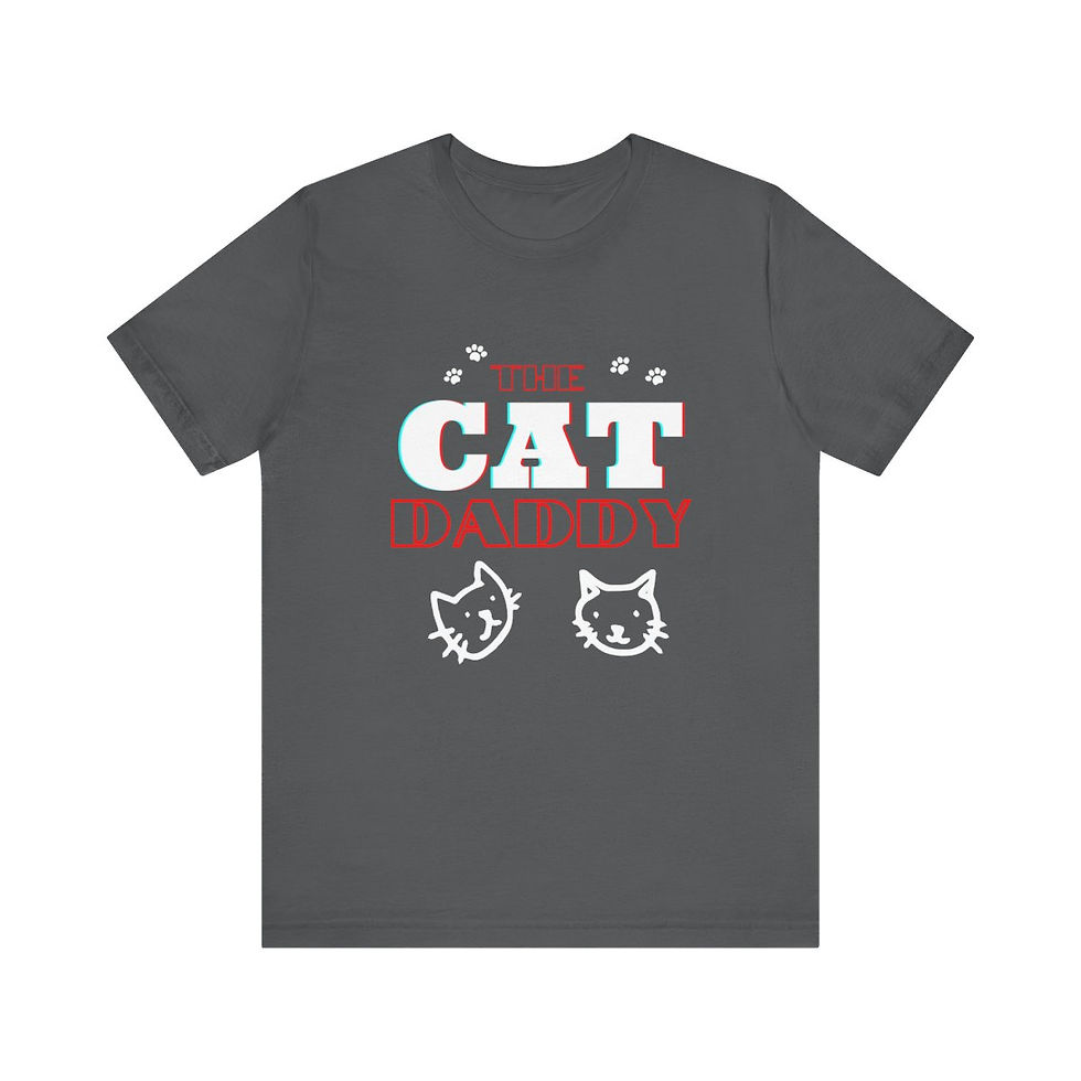Thumbnail: The Cat Daddy T-shirt, Purrfect Gift for Cat Lover
