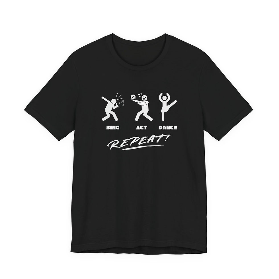 Thumbnail: Act Sing Dance Repeat - Icon T-Shirt