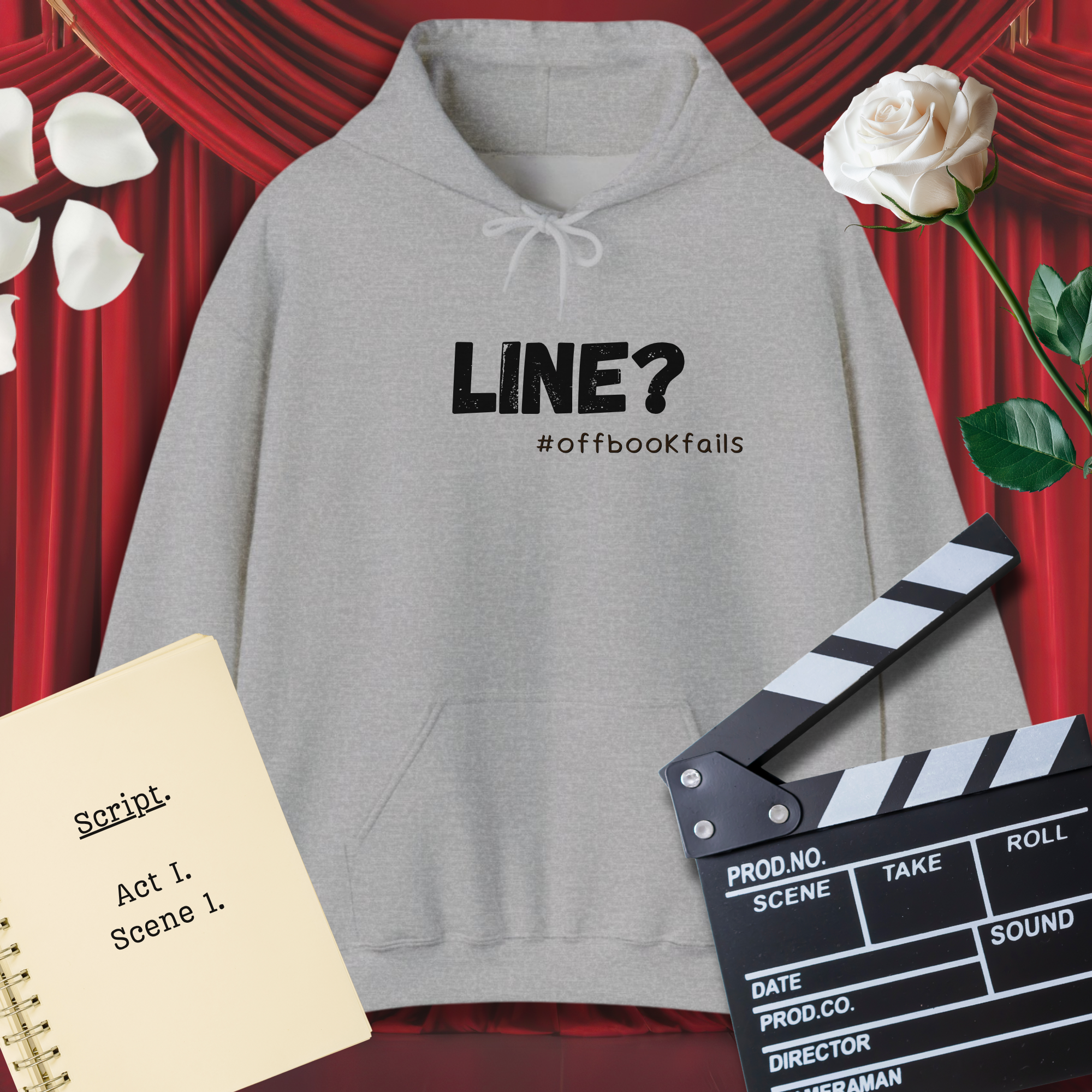 Off Book Fails_Theatre Hoodie