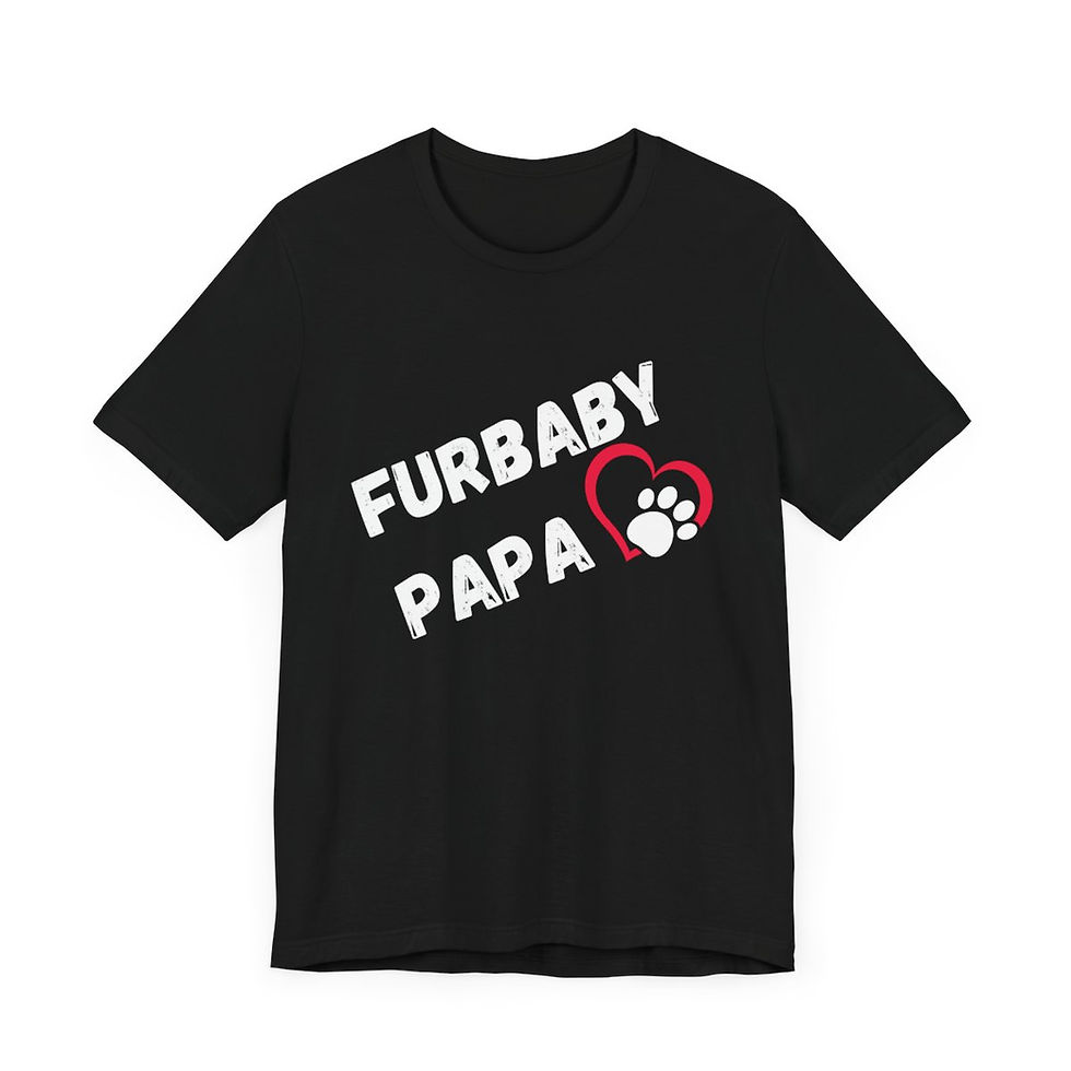Thumbnail: Dog Dad Tshirt, Furbaby Papa Animal Apparel