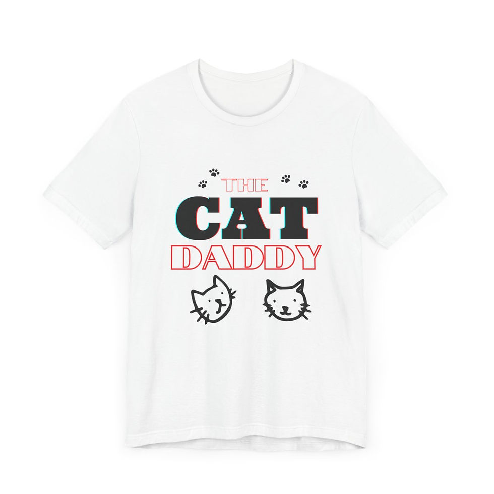 Thumbnail: The Cat Daddy T-shirt, Purrfect Gift for Cat Lover