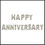 Thumbnail: Happy Anniversary Foil Balloon Letters
