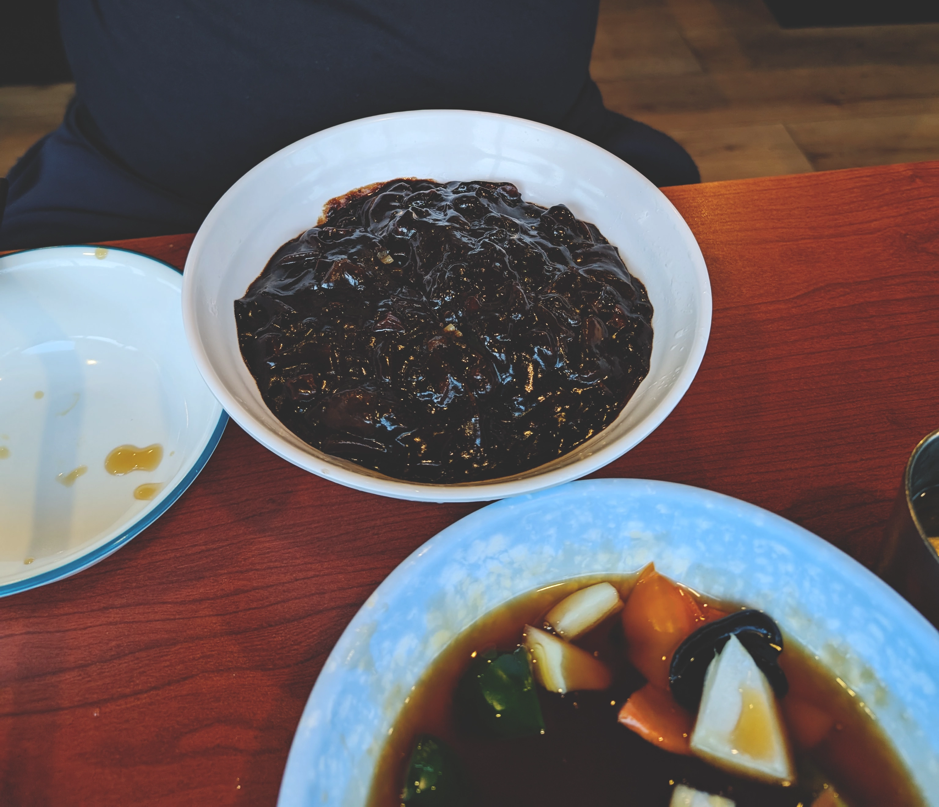 Jajjangmyeon (Black Bean Noodles)