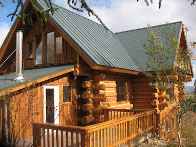 custom log home - self-performed all work