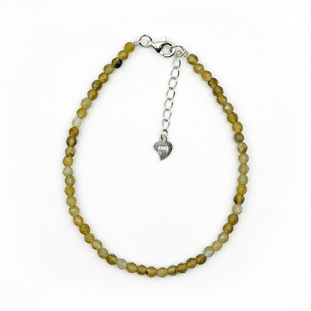 3mm Flash jasper F bracelet 閃光石角度手鍊