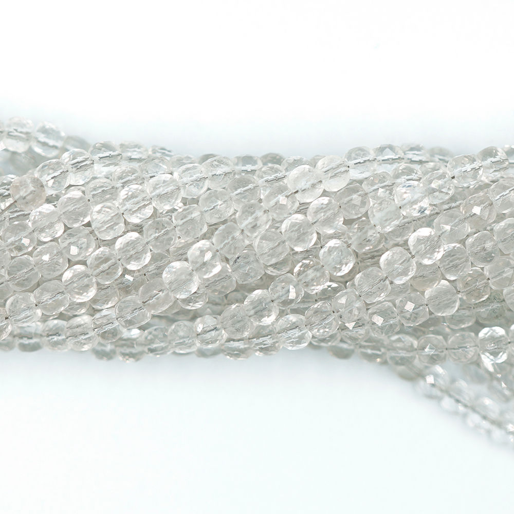 2mm/3mm/4mm Crystal F cube beads 白水晶方塊角度