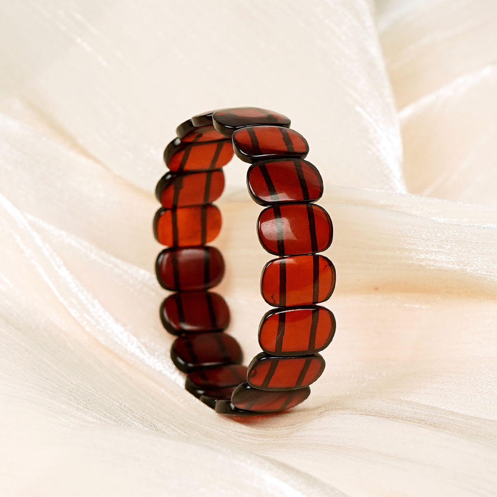 Thumbnail: Blood amber bracelet 血珀手排