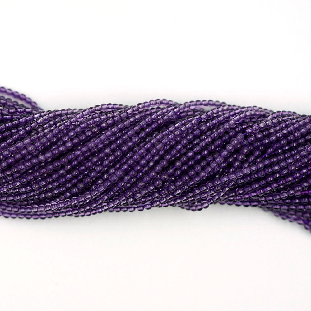 2mm/3mm/4mm Amethyst R 紫水晶圓珠