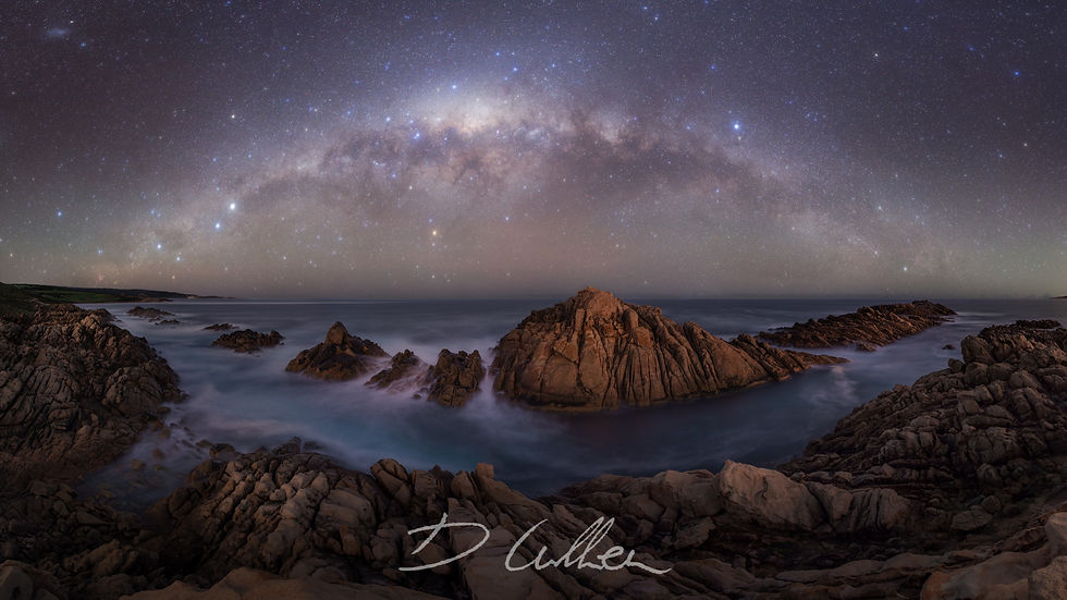 Canal Rocks Milky Way, star shots astrophotography