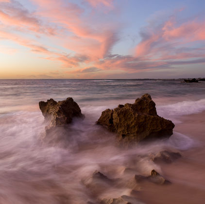Sunset at North Trigg Beach.