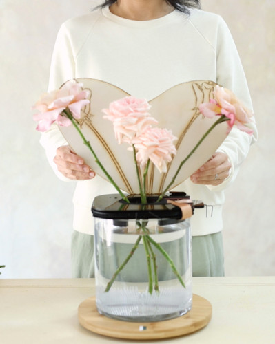 StemSlider System with a Metal Flower Frog | Koko Floral Design