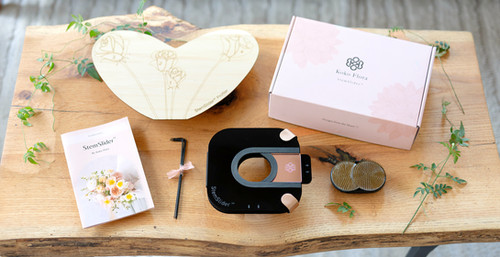 StemSlider System with a Metal Flower Frog | Koko Floral Design