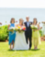 Colorful summer wedding bouquets at The Owenego