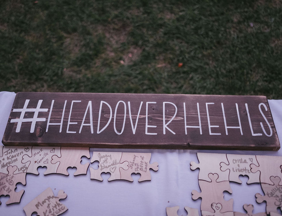 Wedding place card idea