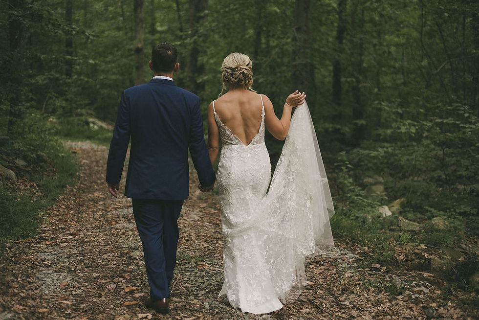 White rustic bohemian wedding at Chatfield Hollow Inn