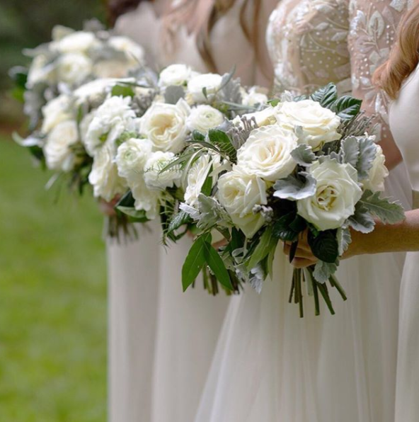 Gaden style wedding bouquet in Essex, CT