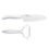 Thumbnail: GEN COLOUR - White Cut & Peel Set Santoku Knife & Horizontal Peeler