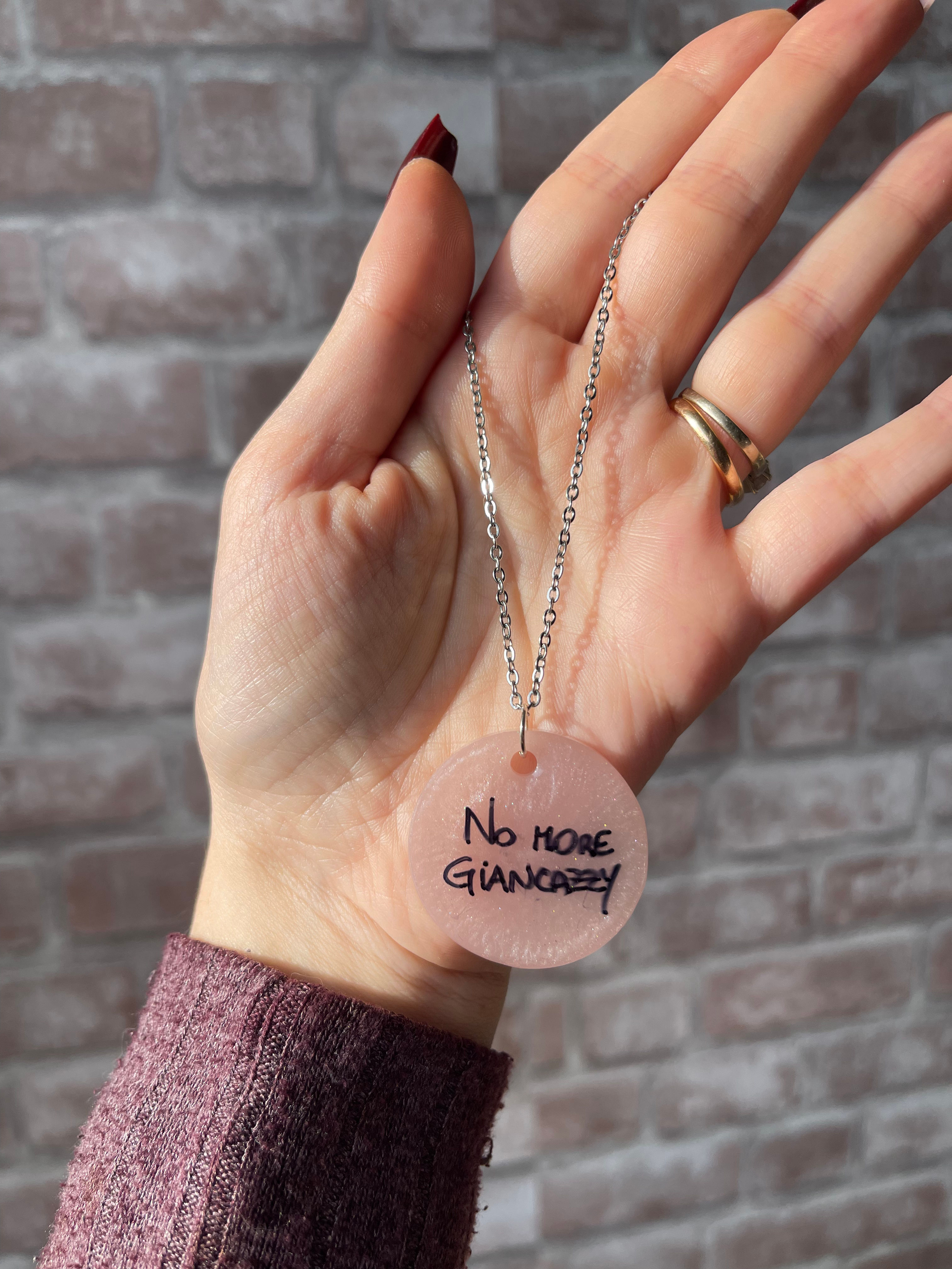 Collana “No more Giancazzy”