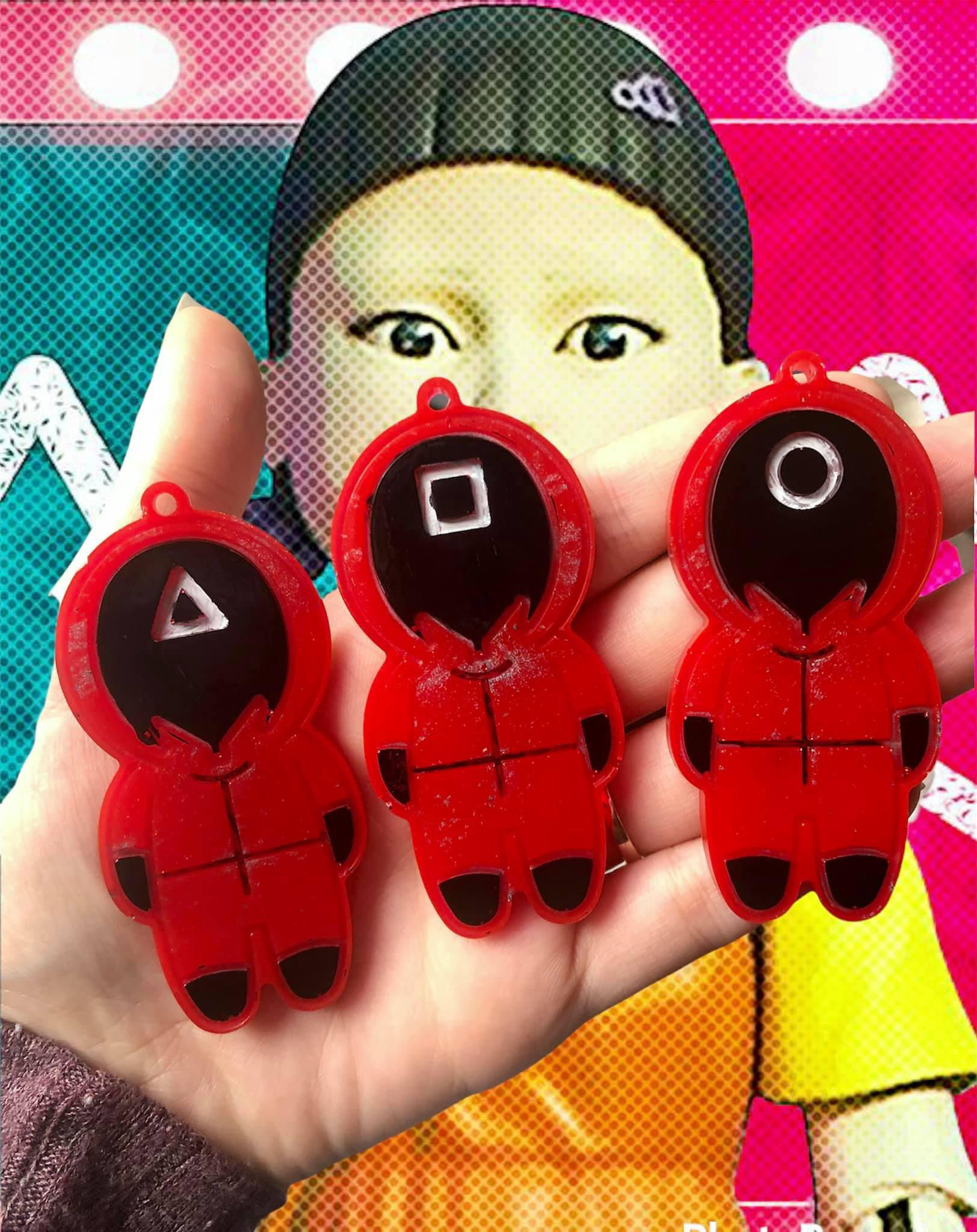 Portachiavi squid game netflix