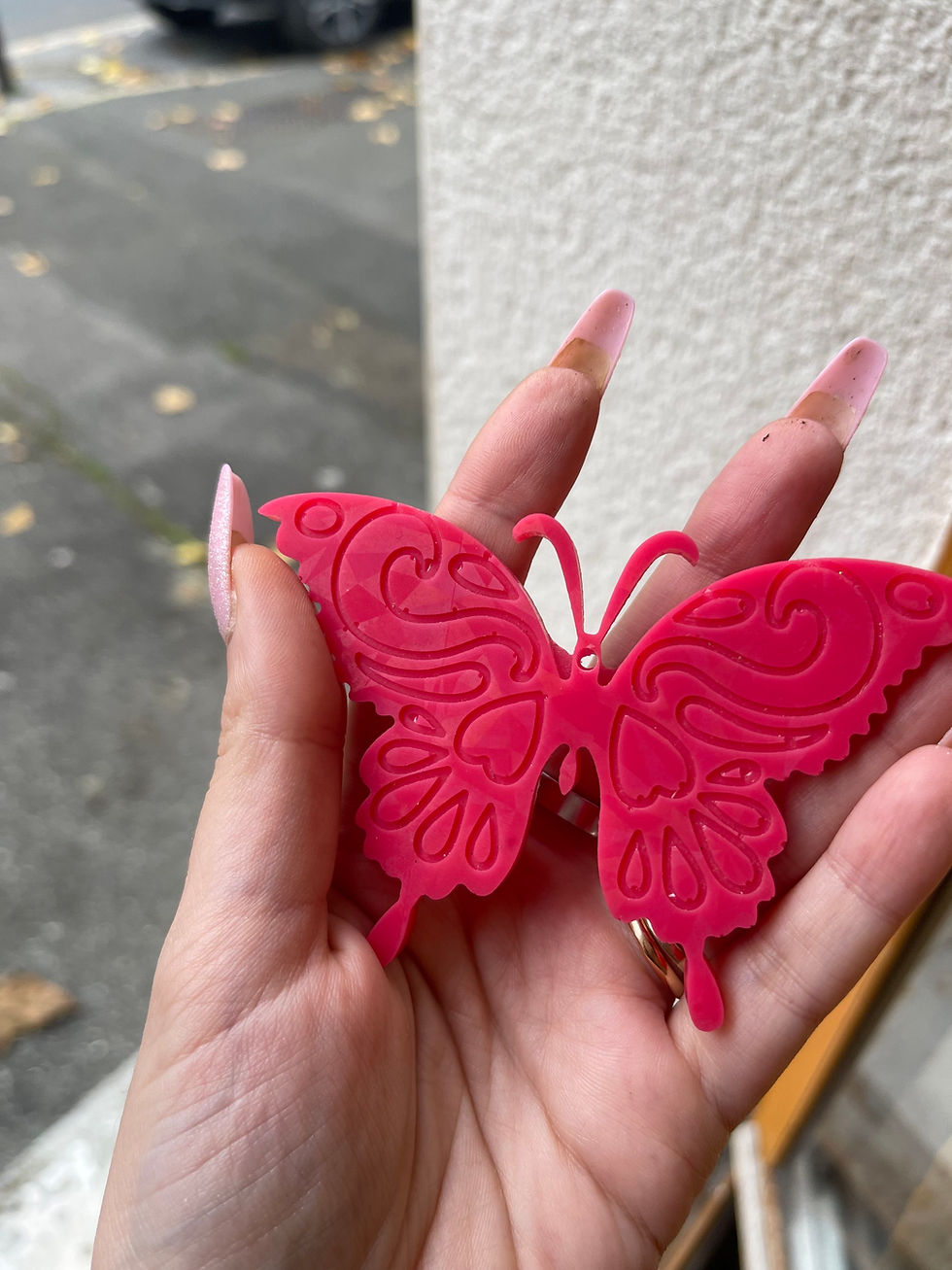 Miniatura: Farfalla olografica da appendere acchiappa sole