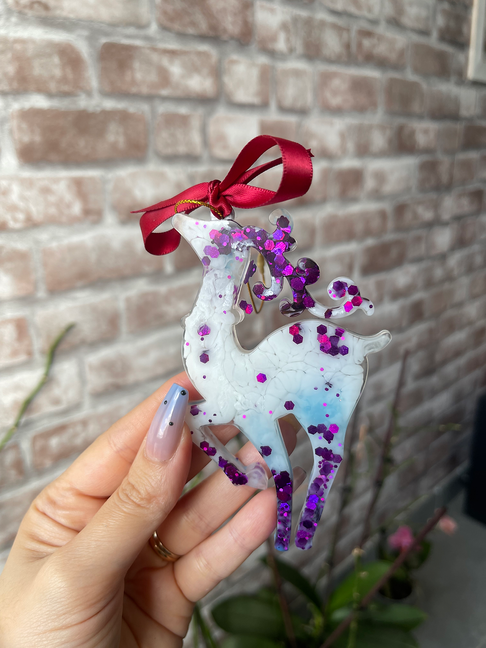 Miniature : 🦌 Renne natalizie in resina – Decorazioni artigianali firmate Zairiel 🎄