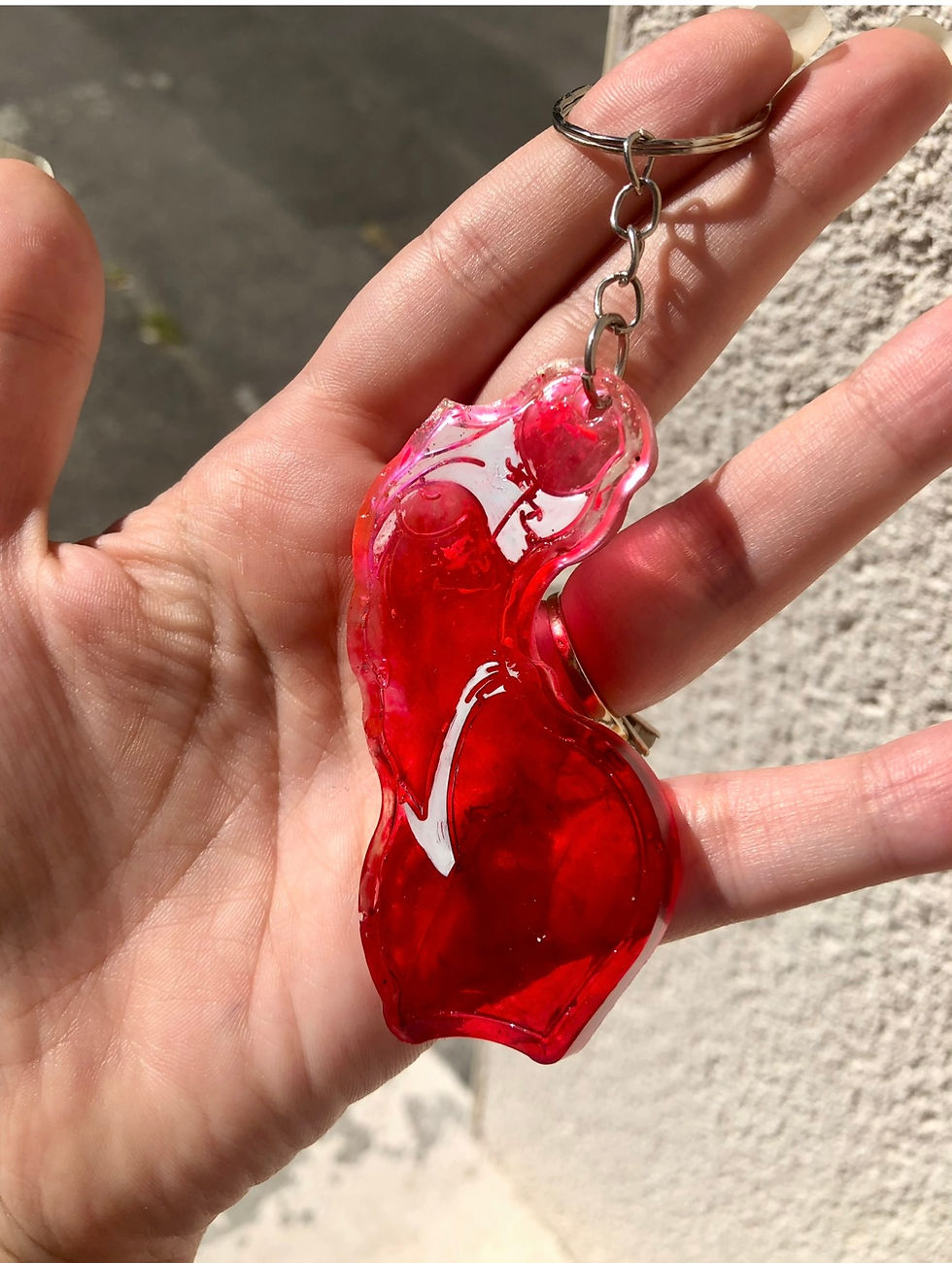 Miniatura: ✨ Portachiavi corpo femminile in resina
