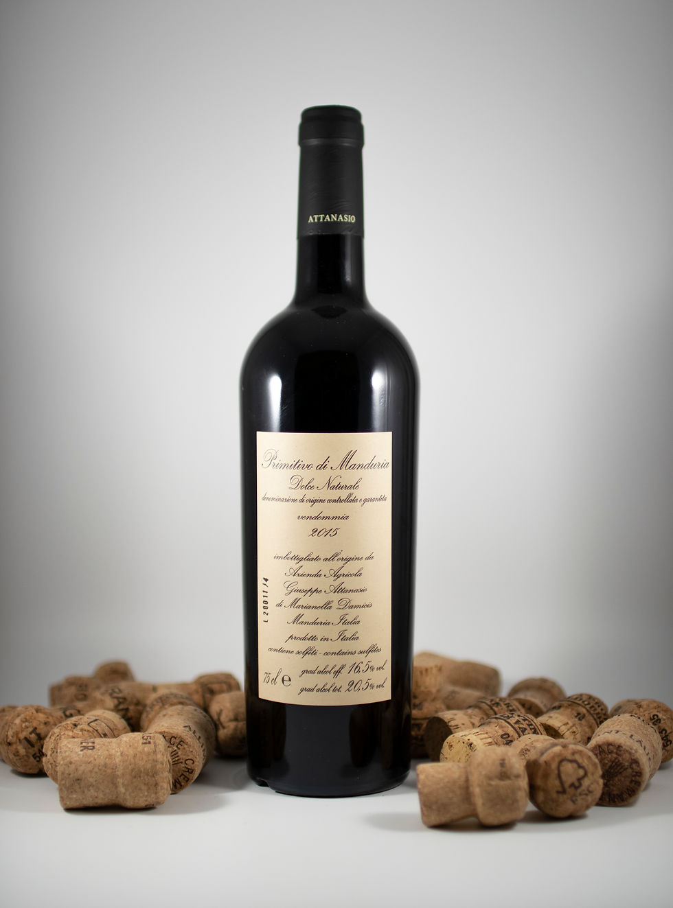 Primitivo di Manduria Dolce Naturale 2015 Giuseppe Attanasio