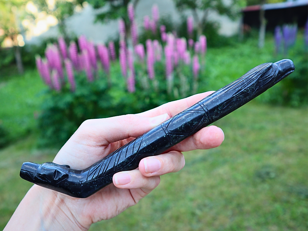 Thumbnail: Tepi - Eagle & Jaguar - Serpentine Stone