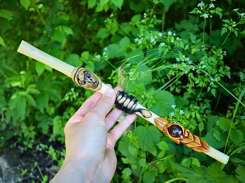 Thumbnail: Tepi Snake Serpent & Inka Being - Bone