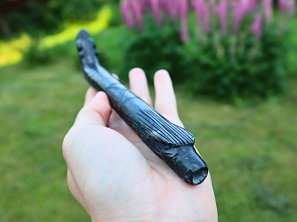 Thumbnail: Tepi - Eagle & Jaguar - Serpentine Stone