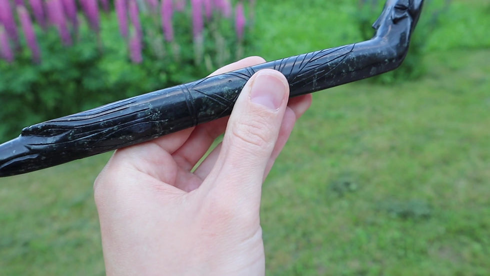 Thumbnail: Tepi - Eagle & Jaguar - Serpentine Stone
