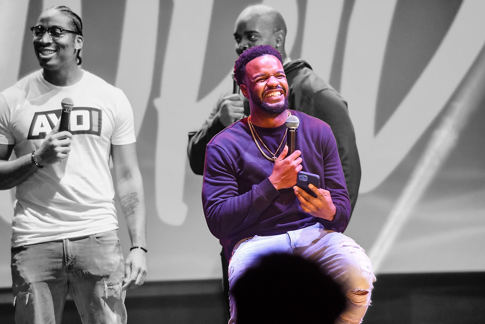 Entrepreneur getting professional brand photos taken