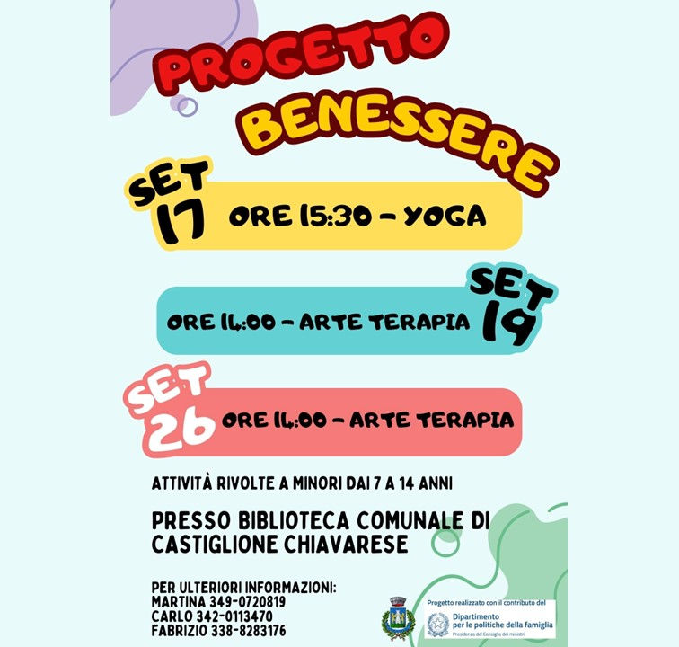 Progetto Benessere - Yoga per bambini con la maestra Alessandra